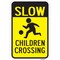 Signmission Slow Children Crossing, Heavy-Gauge Aluminum Rust Proof Parking Sign, 12" x 18", A-1218-24735 A-1218-24735 - alternate 1